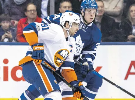  ?? CRAIG ROBERTSON ?? Former Islanders captain John Tavares says he was never worried about whether he would get the ‘C’ when he signed with the Leafs.