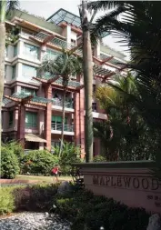  ?? PICTURES: SAMUEL ISAAC CHUA/EDGEPROP SINGAPORE ?? A 1,335 sq ft unit at Maple Woods changed hands for $2.08 million on Sept 5