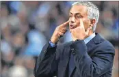  ?? AFP ?? Manchester United boss Jose Mourinho