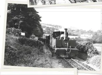  ?? CHRIS LEIGH COLLECTION ?? Above: Snapper Halt was the first station out from Barnstaple. No. 761 Taw arrives at this beautiful spot in the Yeo Valley with the 3.15pm to Lynton on September 23 1935. The concrete shelter has been restored by Exmoor Associates, which buys and conserves former L&amp;B trackbed for eventual restoratio­n to railway use.