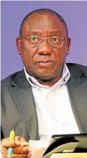  ??  ?? New broom: Cyril Ramaphosa’s takeover has revived the industry’s mood and hopes