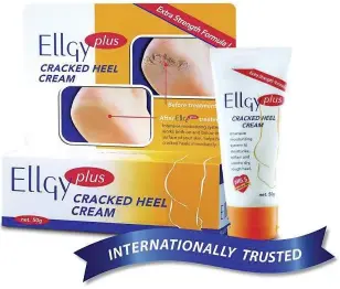  ??  ?? With regular usage, Ellgy Plus will soften and soothe a dry and rough heel.