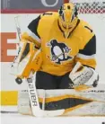  ??  ?? As of Friday, a Penguins goalie led the NHL in save percentage since Feb. 11. It was not Tristan Jarry. Stick taps to Casey DeSmith, pictured above, for bouncing back from a challengin­g 201920 to once again quietly be one of the league’s better backups.