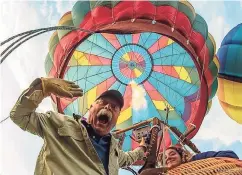  ?? Courtesy of Berkshire Balloons Facebook page ?? Robert Zirpolo has been piloting hot air balloons for 40 years.