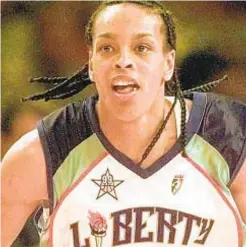  ?? AP ?? Teresa Weatherspo­on was there when it all started for Liberty.