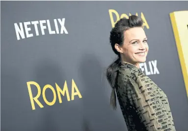  ?? MONICA SCHIPPER GETTY IMAGES FOR NETFLIX ?? Netflix says the higher prices will help fund upcoming TV series and films, as well as overall improvemen­ts to the platform.