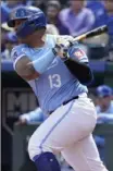  ?? Getty Images ?? Salvador Perez homered and had four RBIs for Kansas City.