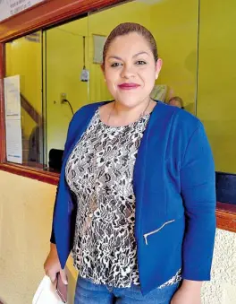  ??  ?? Elvia Sandoval Mendoza directora de Desarrollo Económico informó que se tiene todo listo para “El Foro de la Mujer” a realizarse mañana.