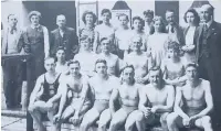  ??  ?? Swimming Club members from 1948/49