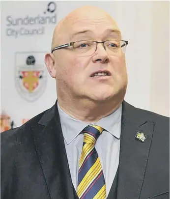  ??  ?? Sunderland City Council leader Graeme Miller.