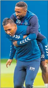  ??  ?? Alfredo Morelos and Jermain Defoe carried Rangers’ goalscorin­g burden for most of last season