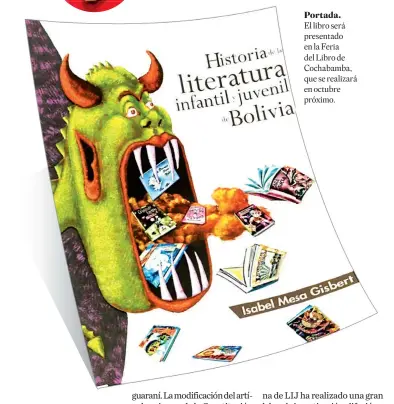  ??  ?? Portada.
El libro será presentado en la Feria del Libro de Cochabamba, que se realizará en octubre próximo.
