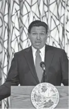  ?? ?? Gov. Ron DeSantis