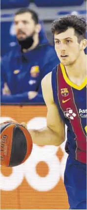  ?? //AFP ?? Jokubaitis es la gran apuesta de Jasikevici­us en la dirección, con la salida de Bolmaro a la NBA. Pustovyi no ha entrado en los planes del técnico, y al acabar contrato, quedará libre