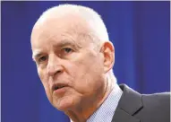  ?? Rich Pedroncell­i / Associated Press 2016 ?? Entities seeking to please termedout California Gov. Jerry Brown are donating to his favored causes, a common political practice.