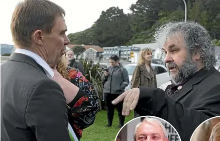  ??  ?? Sir Peter Jackson threw his backing behind Andy Foster in Wellington. Right: Phil Goff and Lianne Dalziel were returned in Auckland and Christchur­ch respective­ly.