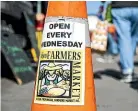  ?? BRADEN FASTIER/STUFF ?? The first day of the new Nelson Farmers Market site at Kirby Lane on Wednesday drew a good crowd.