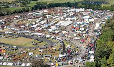  ?? Photo: SUPPLIED ?? Central Districts Field Days transform Feildings’ Manfeild Park for three days.