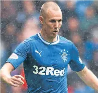  ??  ?? Kenny Miller suffered his injury in win over Hibs.