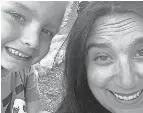  ?? HANDOUT HANDOUT ?? Stephanie Hall, a single mom and a pediatric medical assistant, needed help with her son, Ryan, 6 during the coronaviru­s pandemic. She connected with medical student Claire Unruh (at left) through Covidsitte­rs.