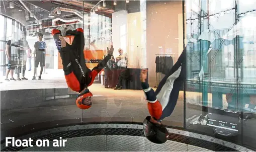  ?? — ?? Once you have gained more experience, you may try out some cool moves in the indoor skydiving facility.
Photos: M. AZHAR ARIF/The Star