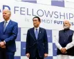  ?? ?? DISCUSSION: (From left) Joe Biden, Fumio Kishida and Narendra Modi in Tokyo on Tuesday (24)