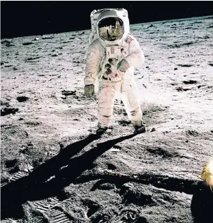  ?? NEIL ARMSTRONG AFP/GETTY IMAGES ?? “13 Minutes to the Moon,” the BBC World Service’s 2019 audio series on Apollo 11’s moon landing, contains the original audio between Mission Control and the astronauts.