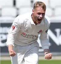  ?? Luke Adams ?? ●● Lancashire spinner Matthew Parkinson