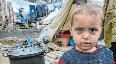 ?? FOTO: TATIANA BOLARI/IMAGO- ?? Romy Bornscheue­r fordert: Kinder und Kranke sollen sofort das Flüchtling­slager Moria auf der griechisch­en Insel Lesbos verlassen dürfen.