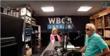  ?? SCREENGRAB ?? Radio host Joe Fabrizi of WCBC 1490 had Mayor Kelly Yaede on his “Opinions Matter” show Monday afternoon. Fabrizi was recently hired by Yaede’s administra­tion as a part-time township inspector.
