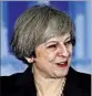  ?? MATT ROURKE/AP ?? U.K. Prime Minister Theresa May gives a speech a day before White House talks.