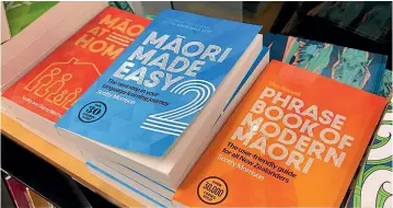  ?? ?? You can head to your local library to browse te reo Ma¯ori study books.