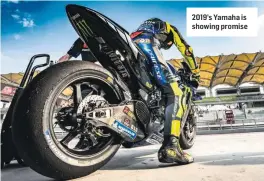  ??  ?? 2019’s Yamaha is showing promise