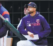  ?? Anthony Souffle / TNS ?? The Minnesota Twins’ Rocco Baldelli was named the AL Manager of the Year on Tuesday.