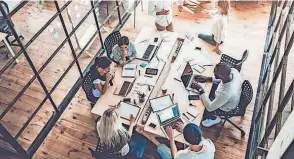  ?? GETTY IMAGES ?? USA TODAY columnist Connie Schultz says she is used to sitting around a table at a meeting without covert typing or hidden scowling at screens.