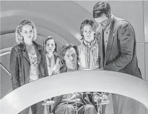  ?? 20th Century Fox ?? Jennifer Lawrence, from left, Rose Byrne, James McAvoy, Lucas Till and Nicholas Hoult star in “X-Men: Apocalypse,” one of the most well-told stories in the film franchise.