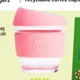  ??  ?? $27.95
Joco Glass Reusable Coffee Cup pamperbyna­ture.com.au