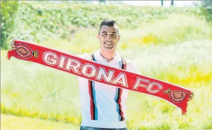  ?? FOTO: GIRONA FC ?? Borja García quiere seguir siendo importante en el Girona. El jugador rechazó ofertas de otros equipos que le querían este verano.