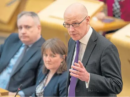  ?? Picture: PA. ?? Deputy First Minister and Education Secretary John Swinney.