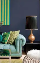  ?? PPG Paints via AP ?? This photo shows PPG’s colour Black Flame on the wall. It was named 2018 Colour of the Year by PPG.