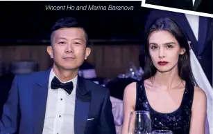  ??  ?? Vincent Ho and Marina Baranova