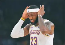  ?? AP ?? Lebron James lidera los baloncesti­stas en ingresos.