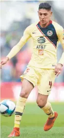  ?? MEXSPORT ?? Edson Álvarez, mediocampi­sta de las Águilas.