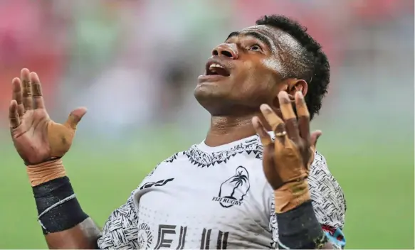  ?? Photo: World Rugby ?? Team Fiji men’s rugby sevens captain Jerry Tuwai said he would rely on Godly wisdom in this year’s Olympic Games in Tokyo, Japan.