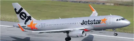  ??  ?? Jetstar Asia Airways Airbus A320-232. Jetstar Asia is dropping Perth-Singapore entirely on March 25.