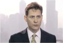  ??  ?? Canadian diplomat Michael Kovrig seen in a frame grab from a video interview in Hong Kong.