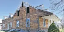  ?? ASHLEY THOMPSON • SALTWIRE NETWORK ?? The antique boards and beams in this historic home in Upper Canard will be repurposed.