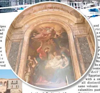 ?? ?? Last breath The Il transito di San Giuseppe painting of St. Joseph’s final moments.