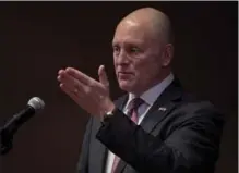  ?? CANADIAN PRESS FILE PHOTO ?? Former U.S. ambassador to Canada Bruce Heyman speaks at a breakfast function in Ottawa in February 2015.