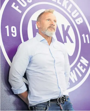  ?? APA ?? Thorsten Fink sehnt sich nach der Champions League und Platz eins in der Bundesliga.